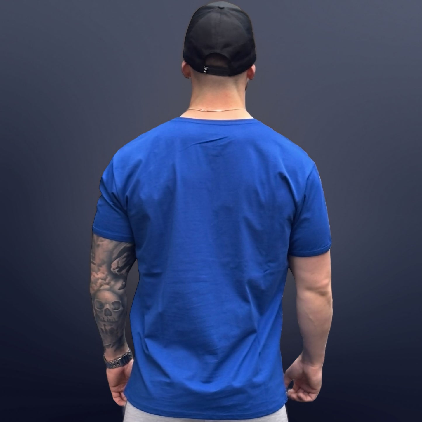 "MES GAINS" T-Shirt Blue